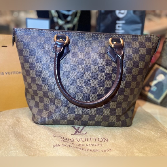 Louis Vuitton Saleya PM Damier Ebene Canvas Tote - Picture 13 of 13